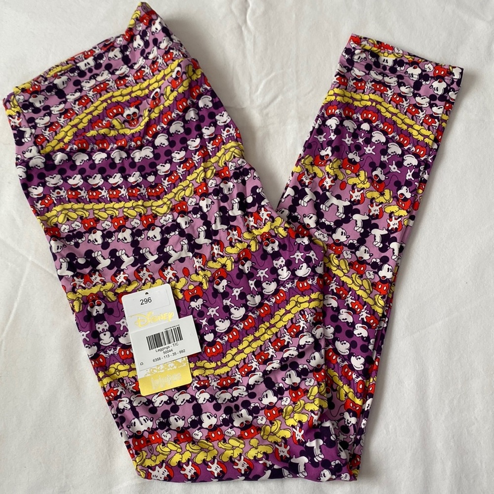 Lularoe Disney Leggings Mickey Mouse TC